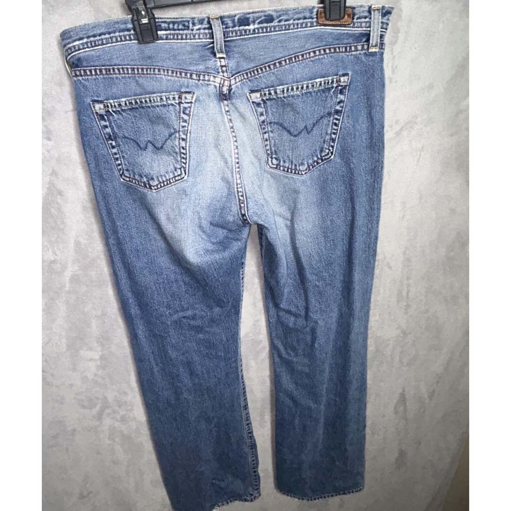 Adriano Goldschmied AG Jeans Womens 32R The Rider Blue Medium Wash Relaxed 36X32